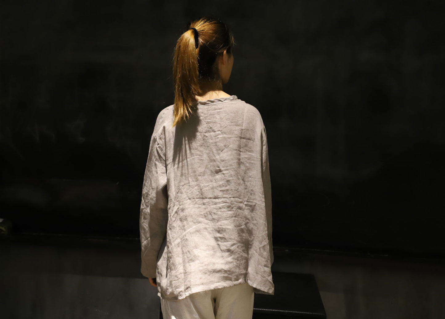 edoa Thin Linen Gauze Tunic