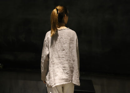 edoa Thin Linen Gauze Tunic