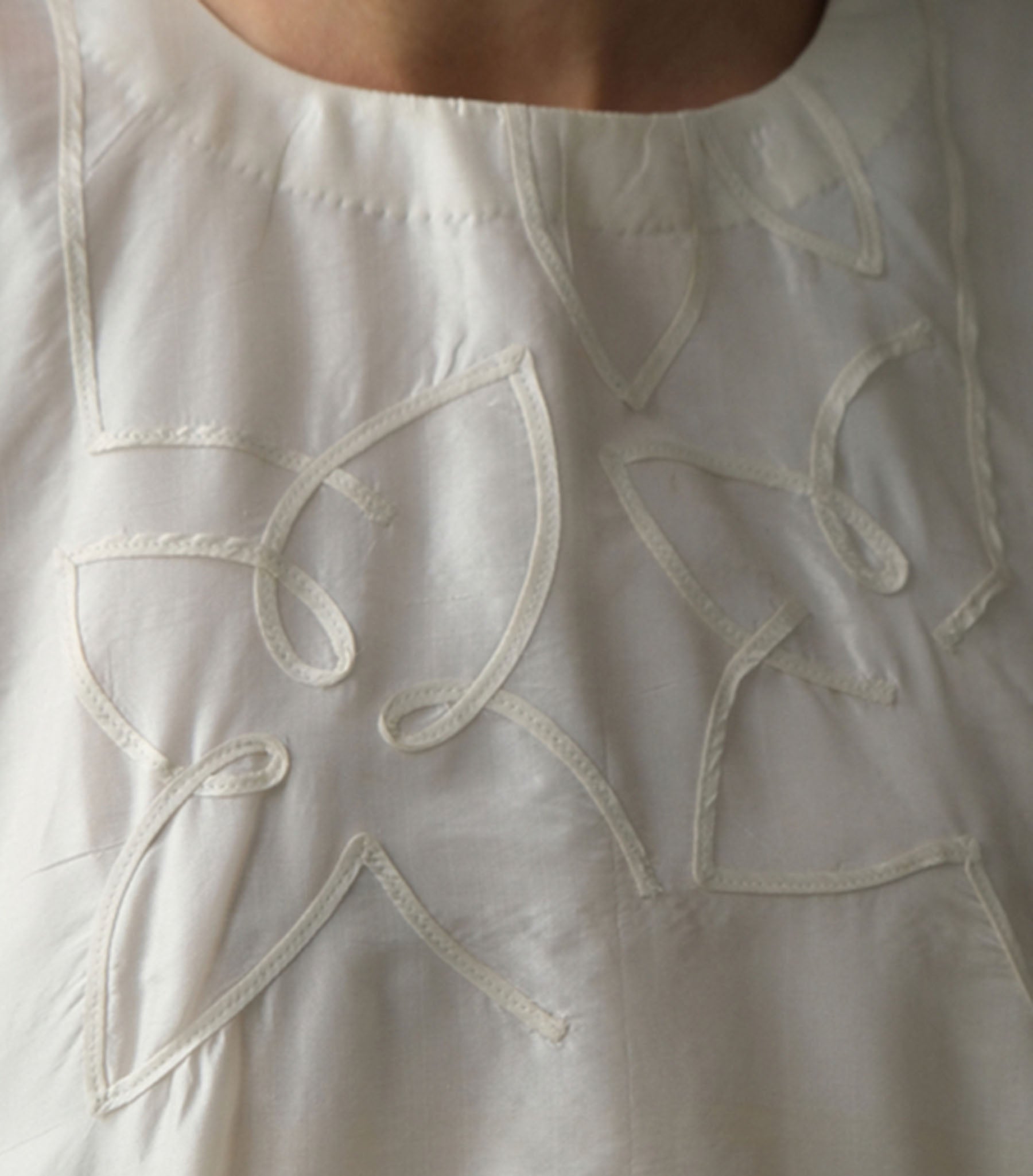 edoa Dupion Silk Minimalist Dress