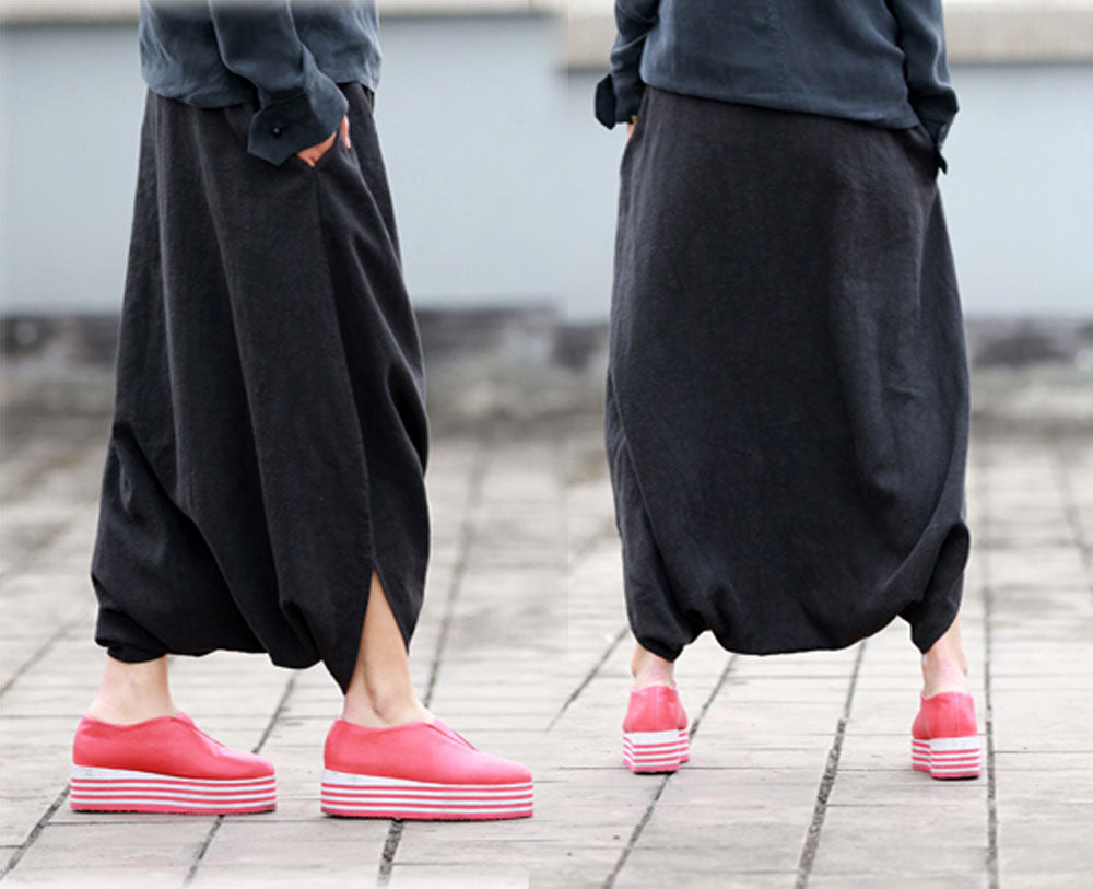 edoa Multi Linen Cotton blend Harem Pants