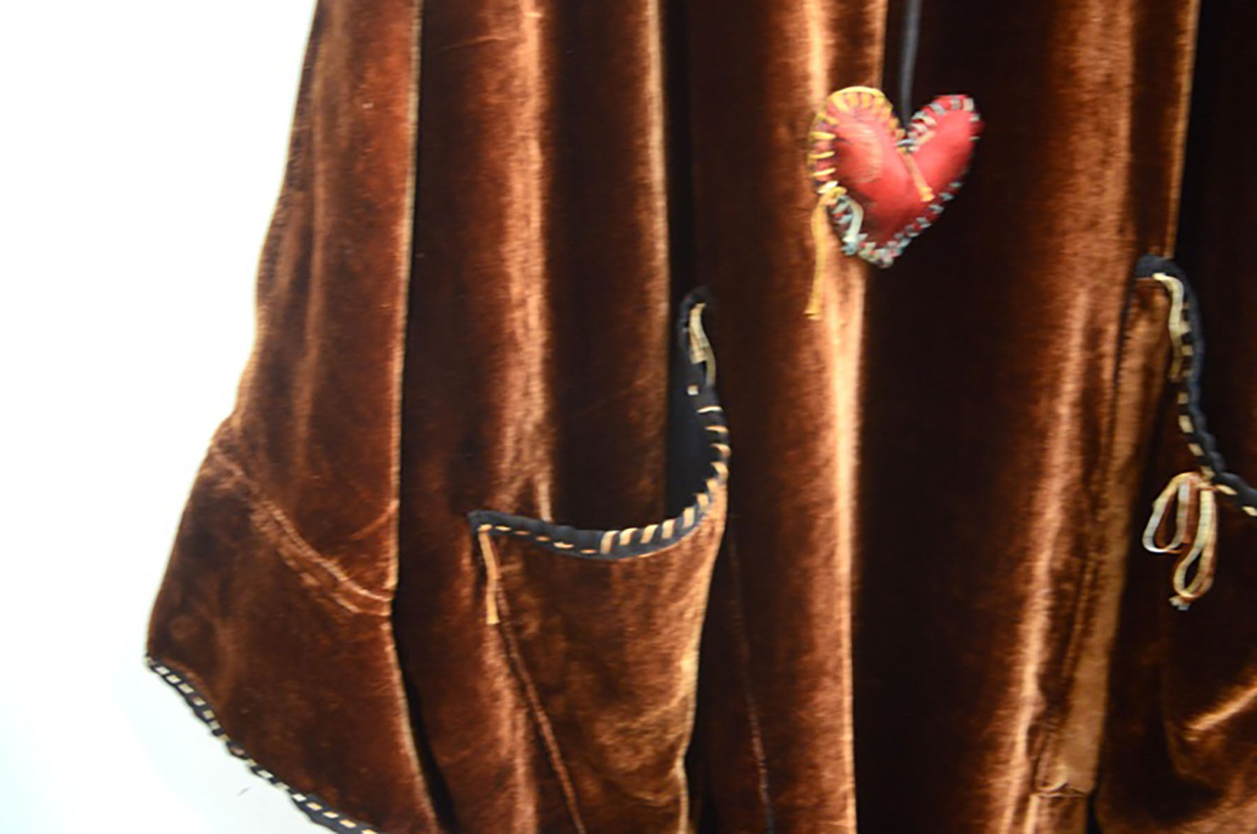 edoa Dioscrea Dyed Silk Velvet Winter Gown