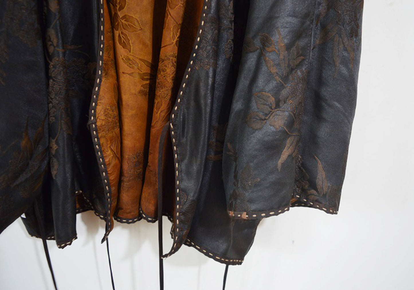 Reversible Mud Silk Rayon Blend Jacquard Hanfu ja0025 A812