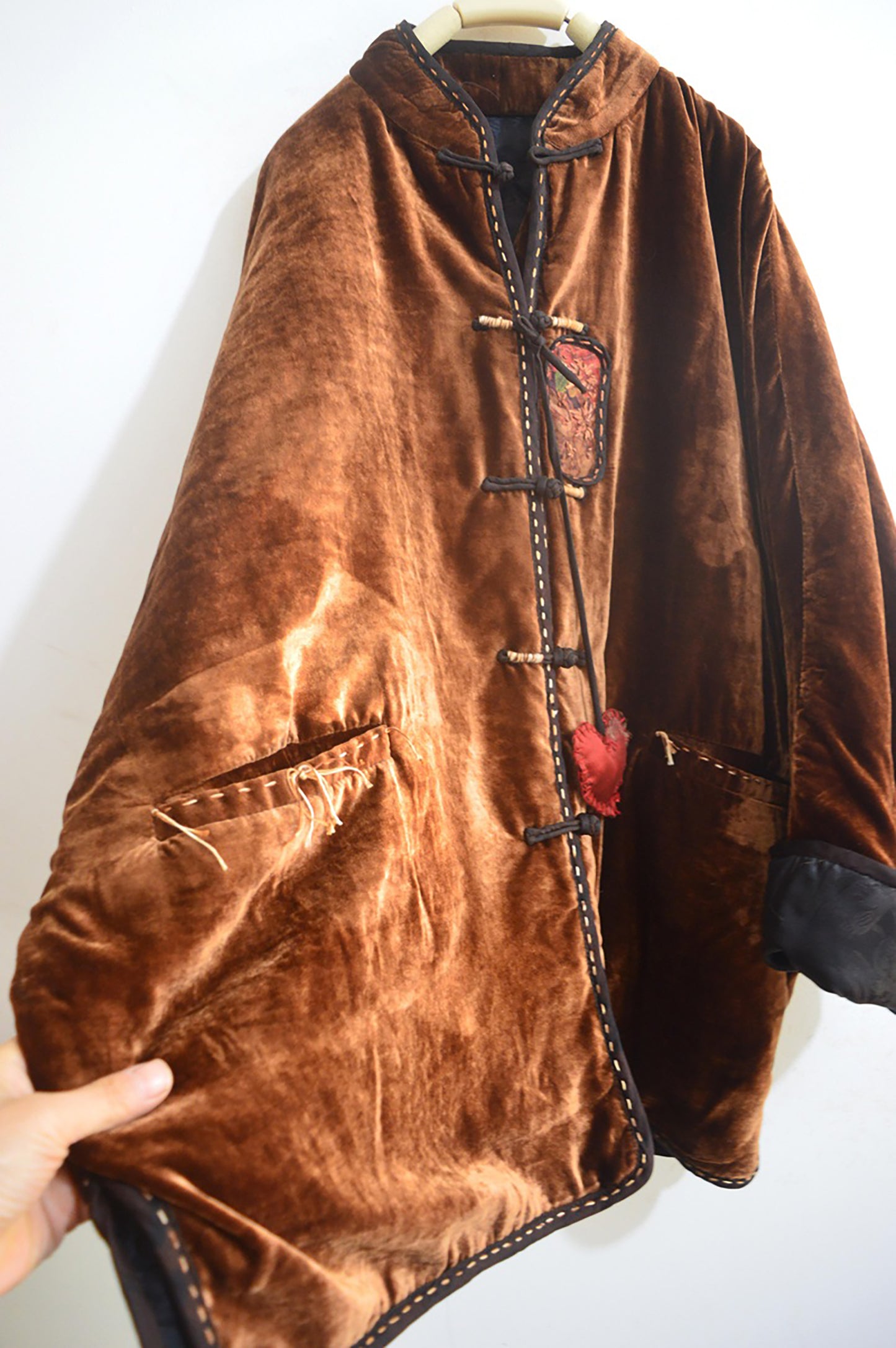 Mulberry Silk Velvet Padded Chinese Jacket ja0081 X300