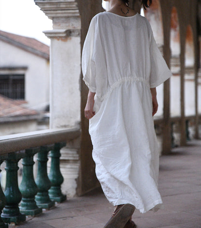 edoa Oversized Linen Tunic