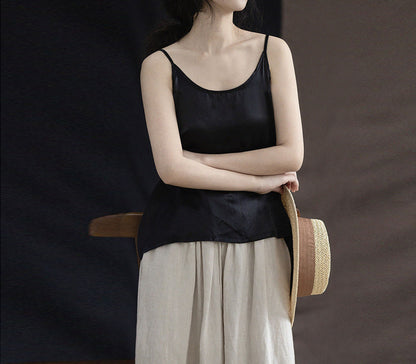 edoa Silk Satin Camisole Top