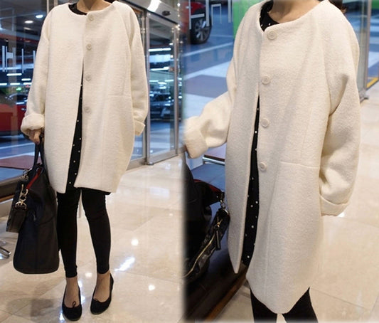 loop-yarns wool cocoon coat edoa