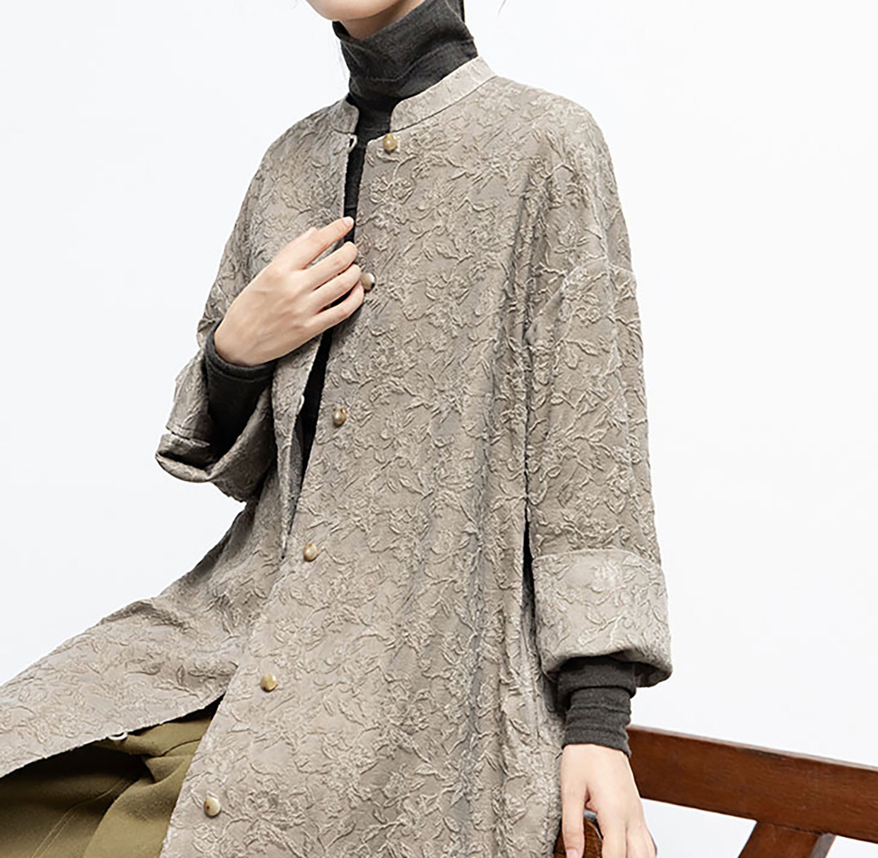 edoa Jacquard Chinese Jacket