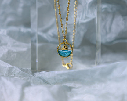 Sailing Boat Pendant Necklace ne0025