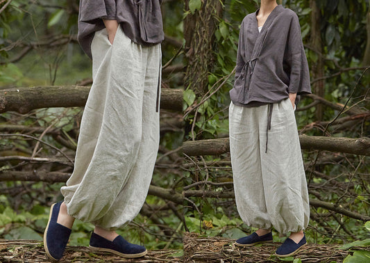 edoa Linen Lantern Yoga Pants