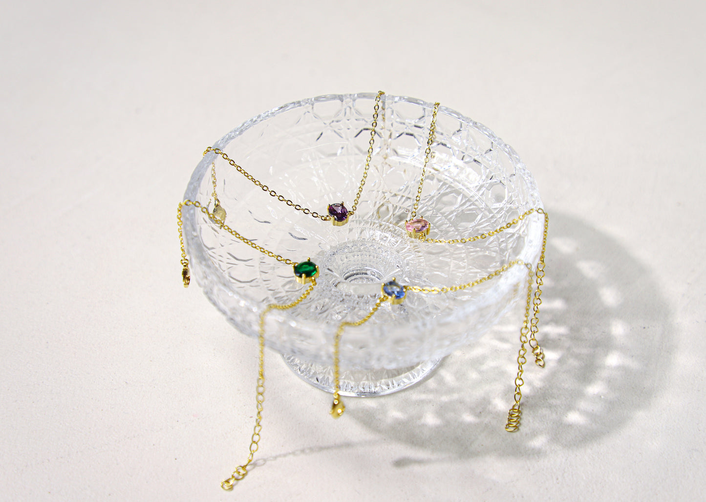 edoa oval birthstone bracelet