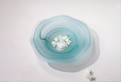 irregular mist glass plate