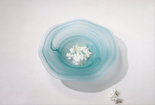 irregular mist glass plate