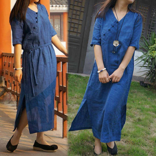edoa Modified Linen Dress