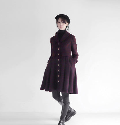 edoa wool princess coat