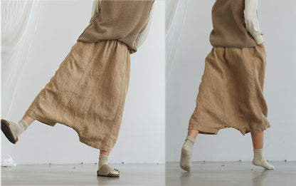 edoa Loose Drop Crotch Harem Pants