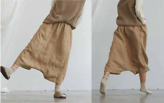 edoa Loose Drop Crotch Harem Pants