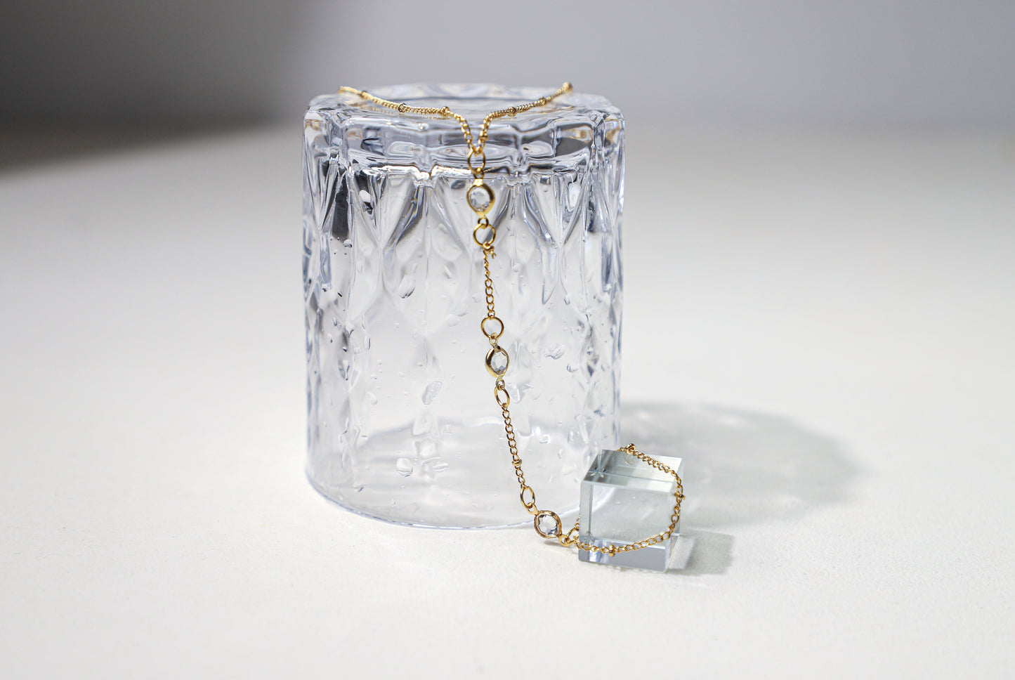 edoa Bohemian Rhinestone Finger Chain