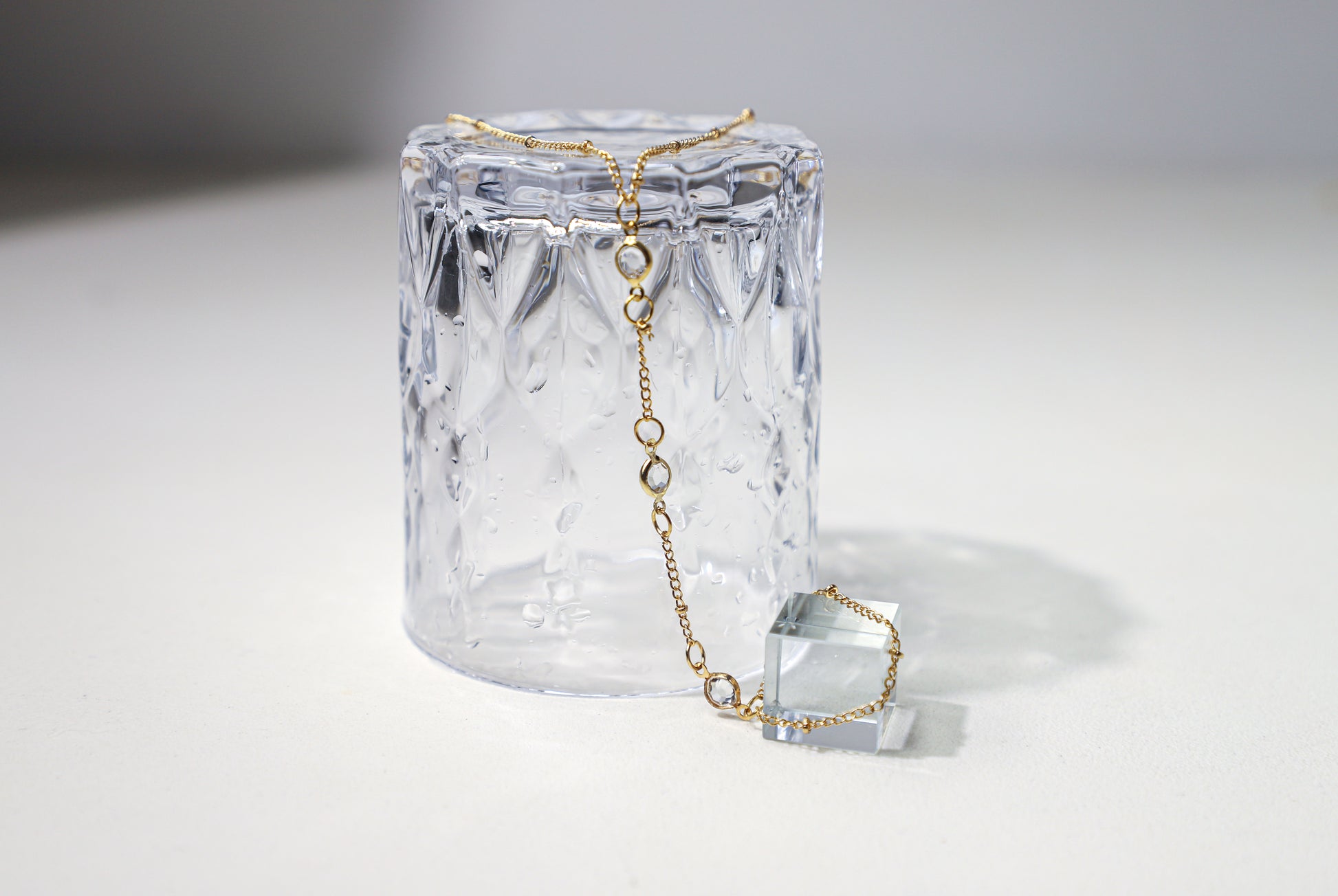 edoa Bohemian Rhinestone Finger Chain