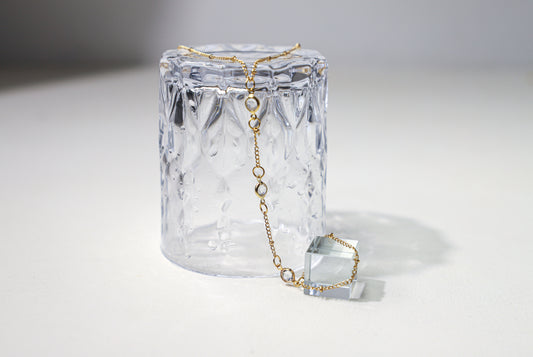 edoa Bohemian Rhinestone Finger Chain