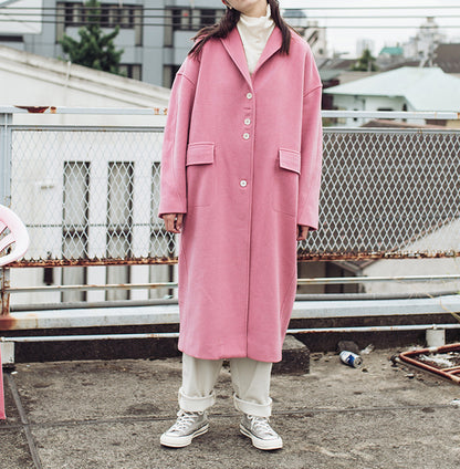 edoa Oversized Winter Wool Coat