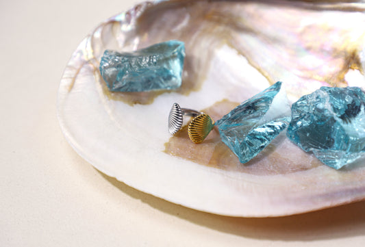 duo scallop ring