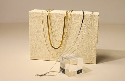 edoa Triple Layer Snake Chain