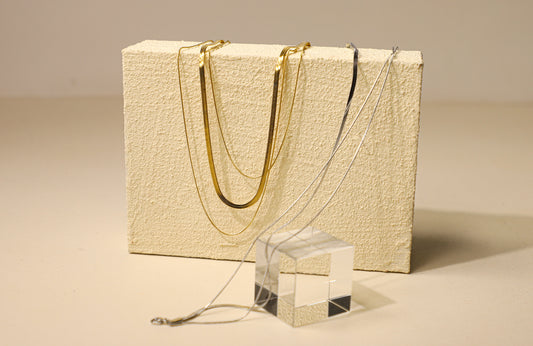 edoa Triple Layer Snake Chain