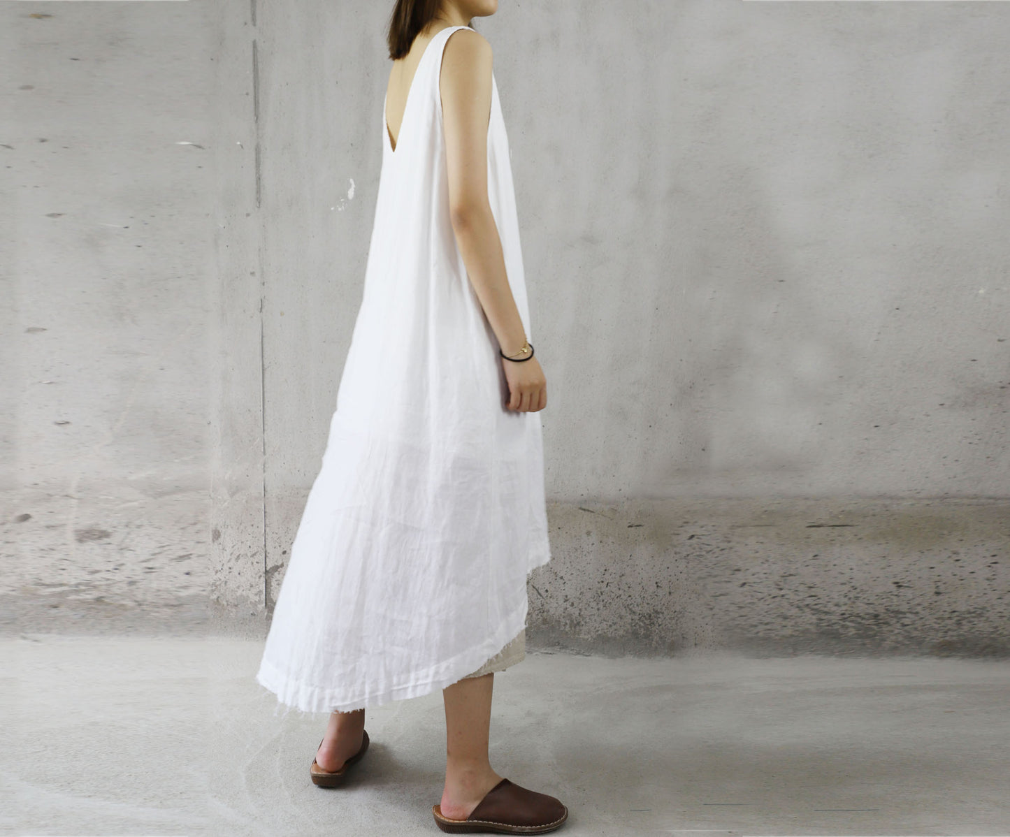 edoa Linen Tank Dress 