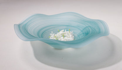 irregular mist glass plate