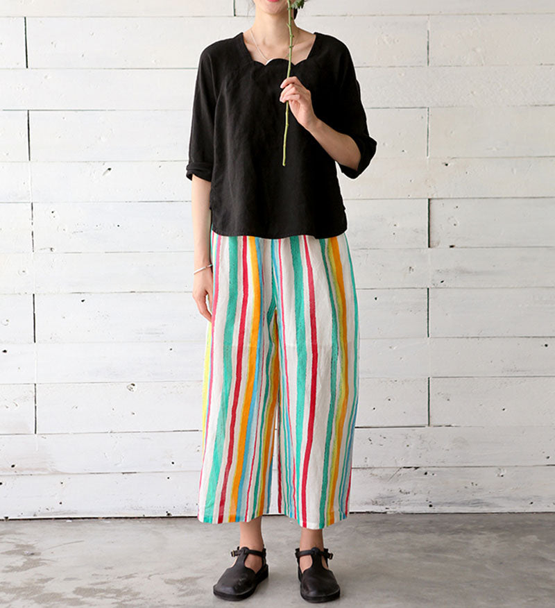 edoa Classic Linen Blouse 
