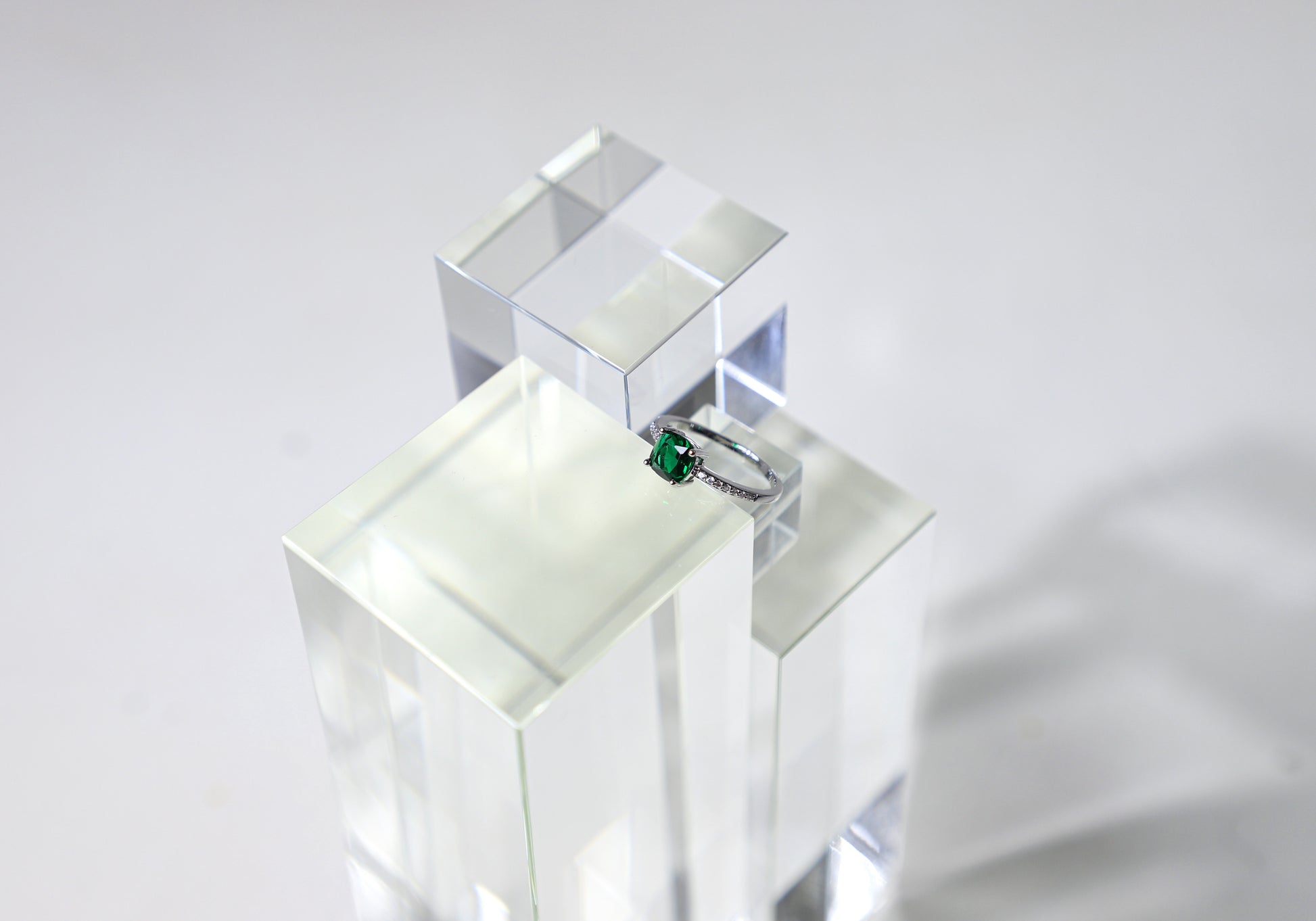 square birthstone ring