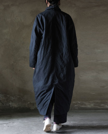 edoa Paper Cotton Padding Cocoon Coat