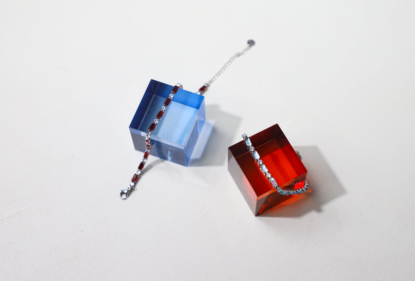 edoa Baguette Birthstone Tennis Bracelet