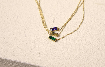 baguette birthstone ring