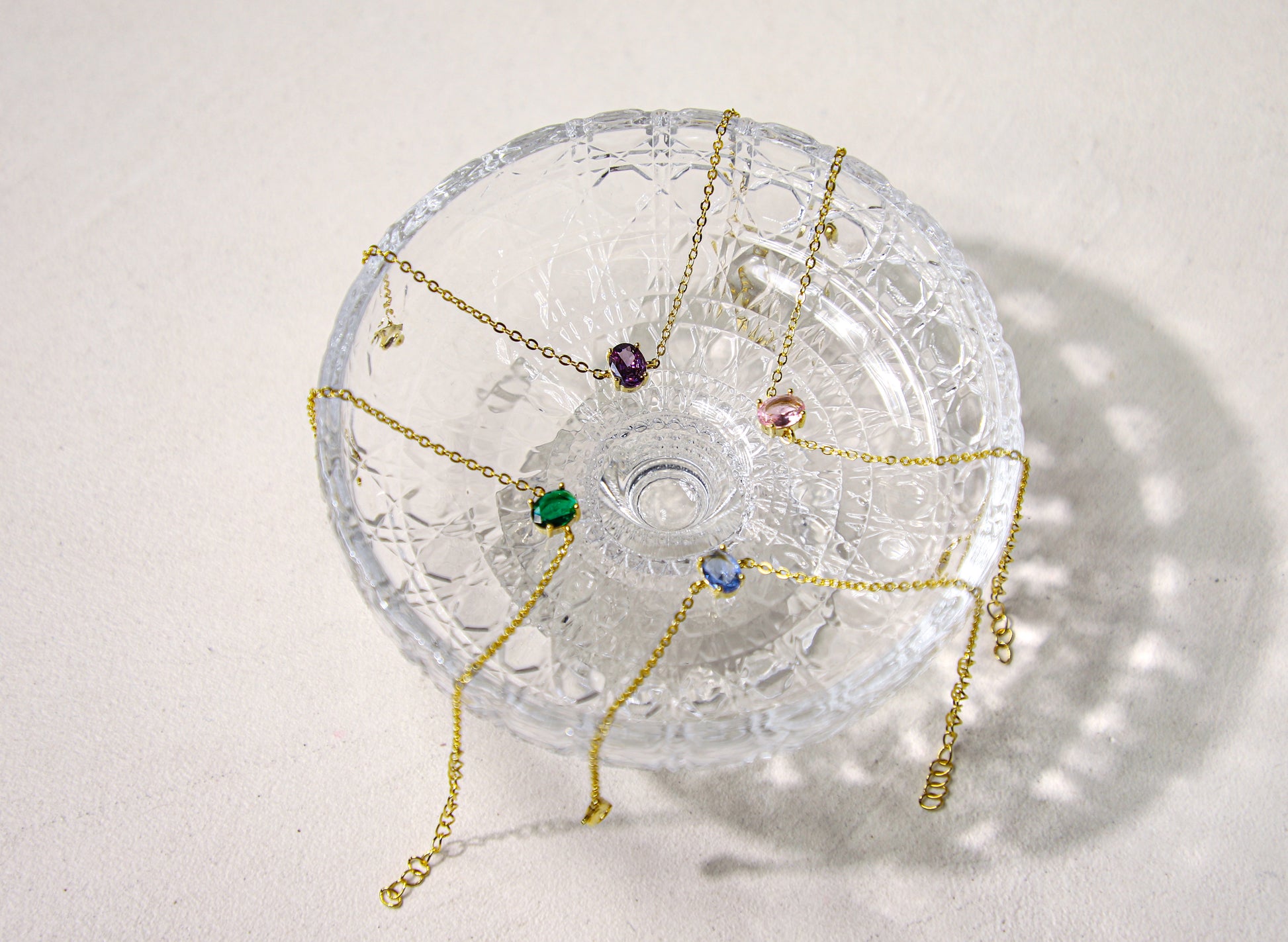 edoa oval birthstone bracelet