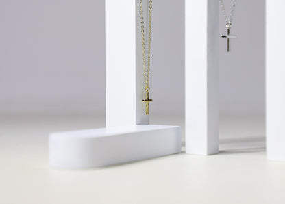 simple cross necklace