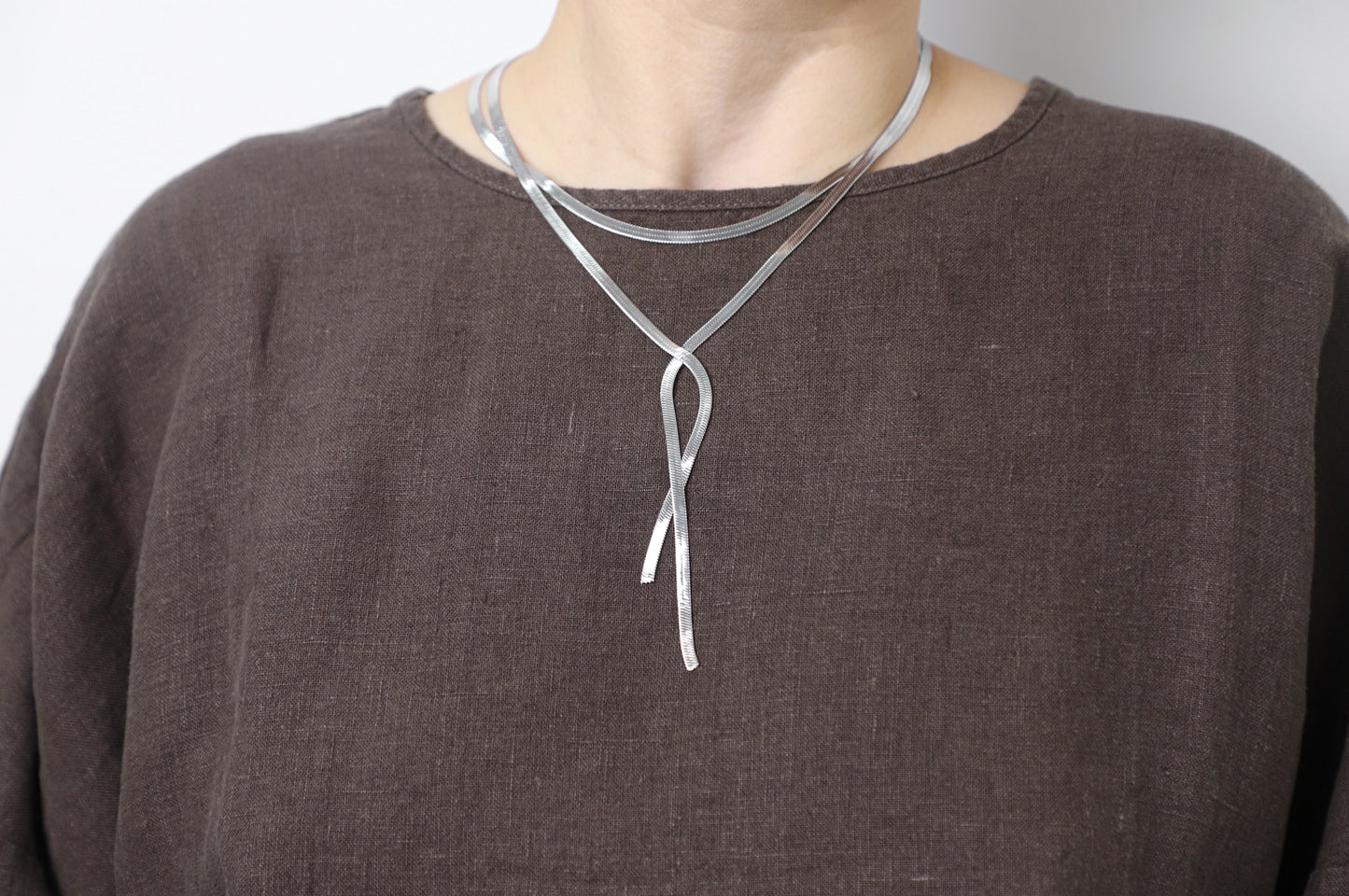 edoa Double Herringbone Necklace