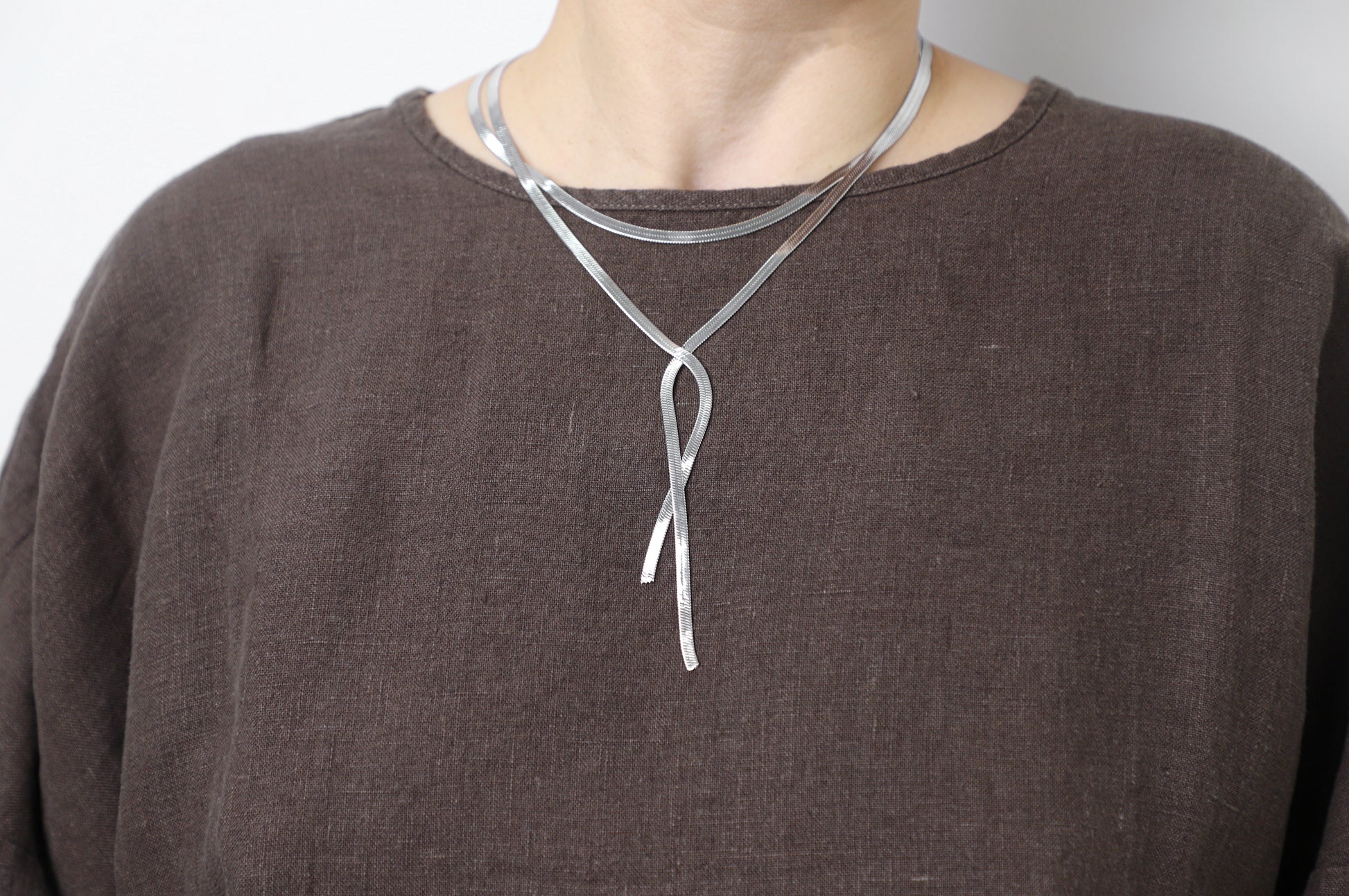 edoa Double Herringbone Necklace