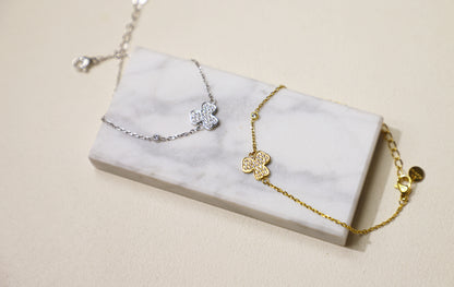 Triple Clover Bracelet