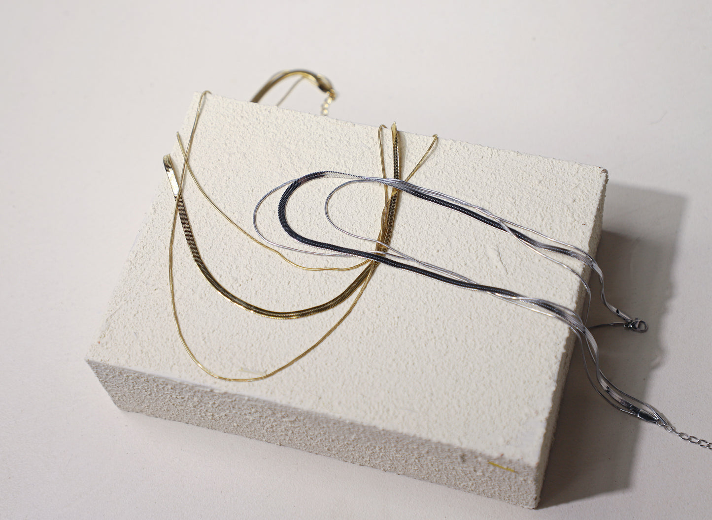 edoa Triple Layer Snake Chain