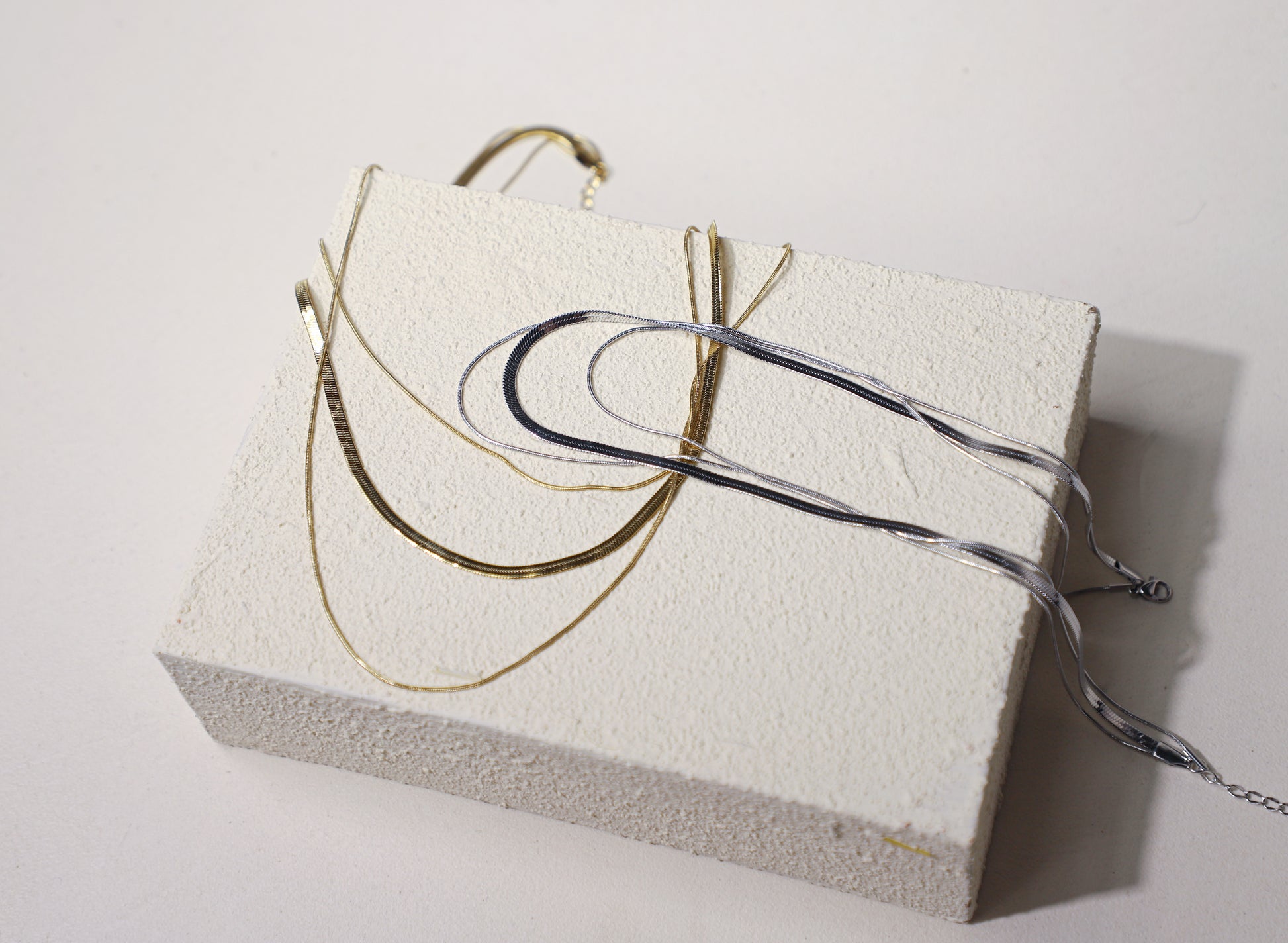 edoa Triple Layer Snake Chain