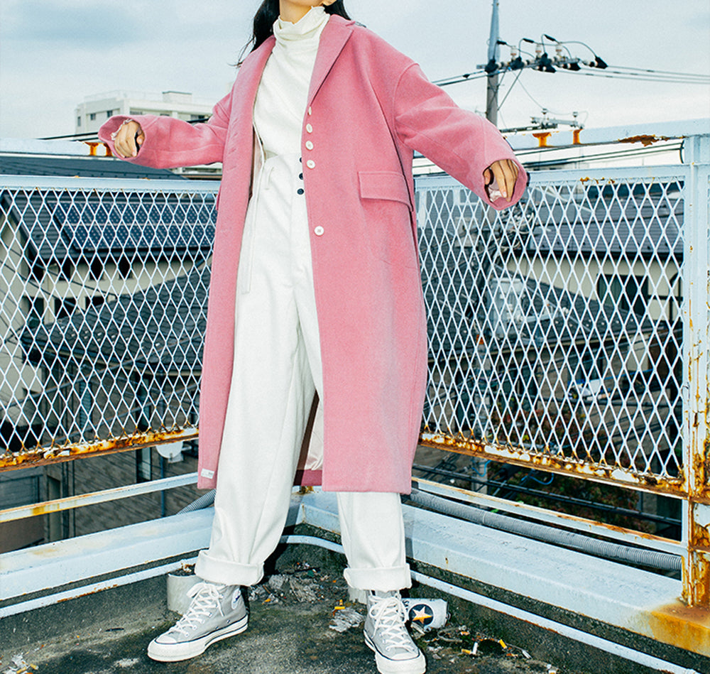 edoa Oversized Winter Wool Coat