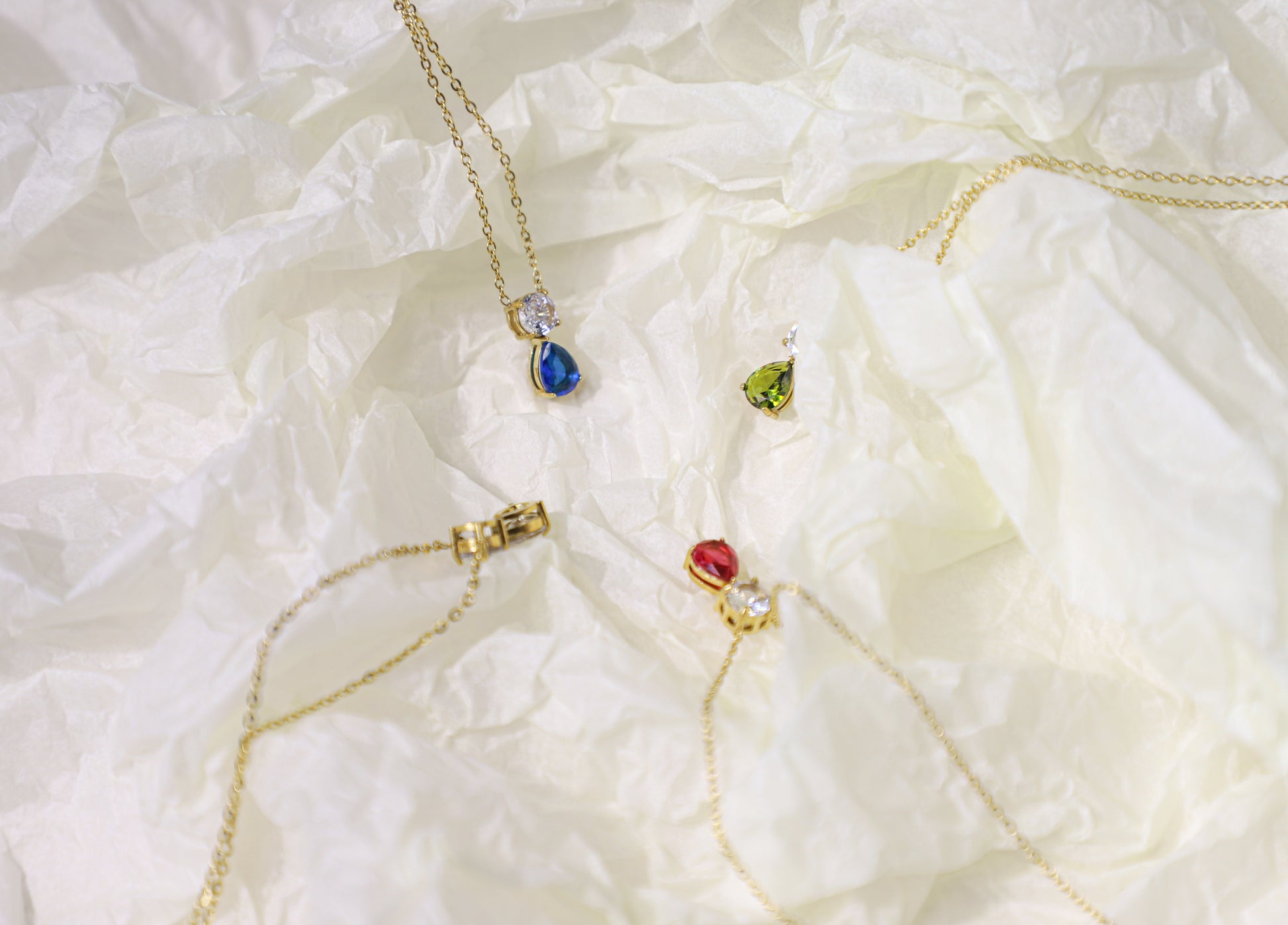 edoa Toi et Moi Birthstone Necklace