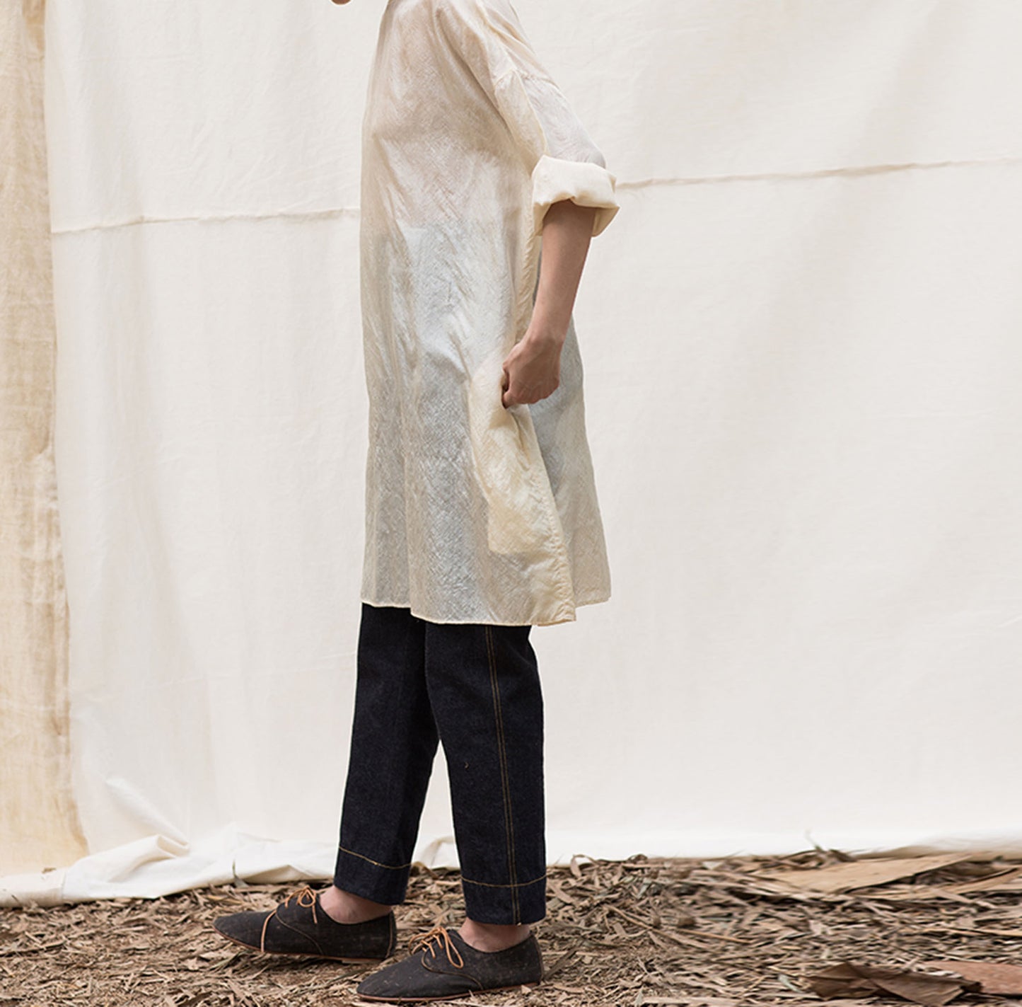 edoa Tussah Silk Tunic