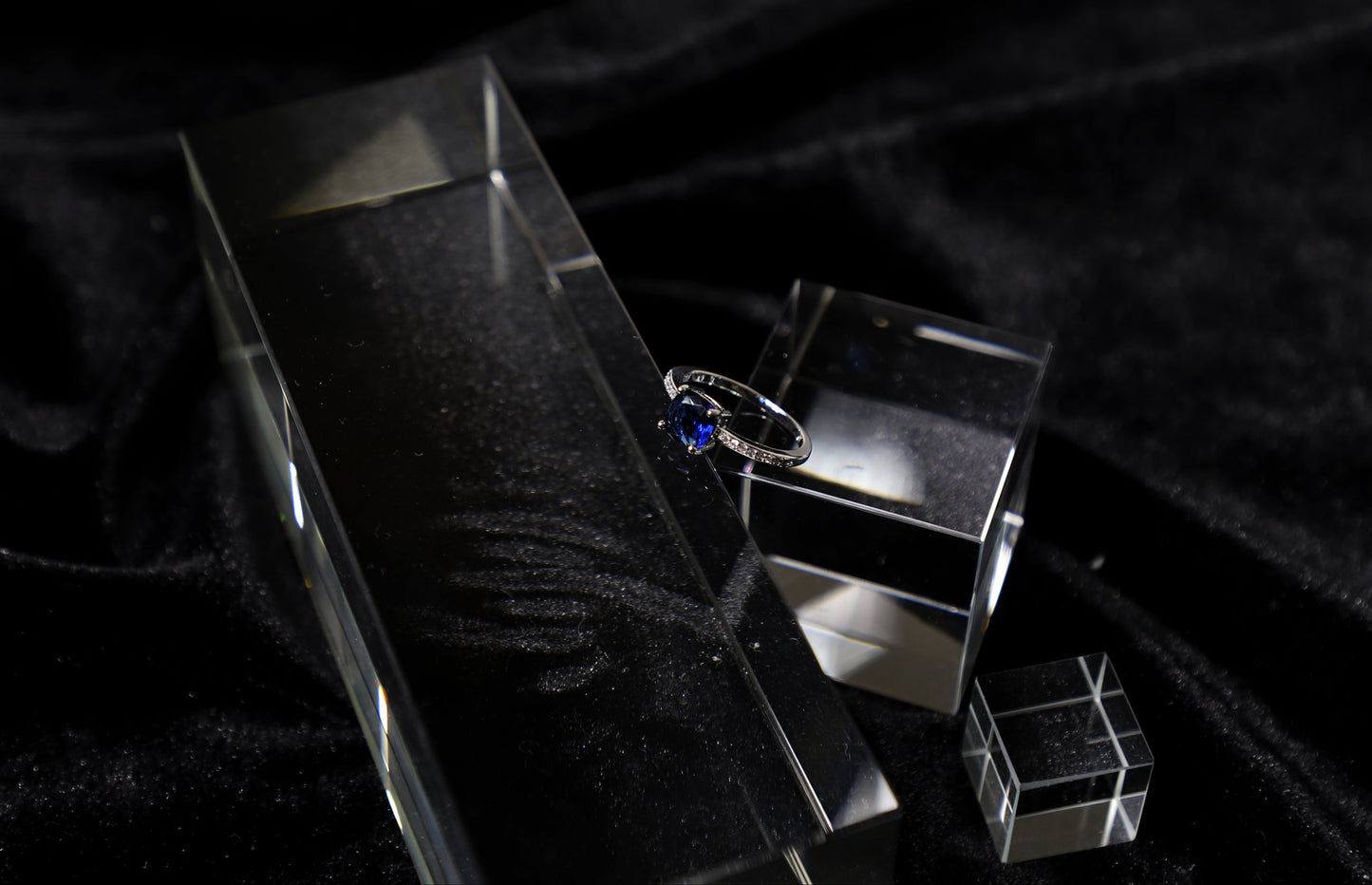 square birthstone ring