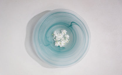 irregular mist glass plate
