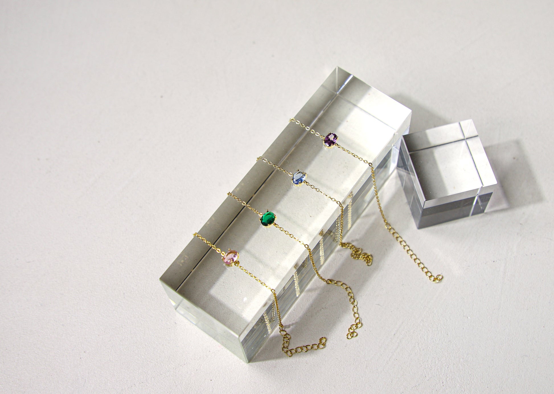 edoa oval birthstone bracelet