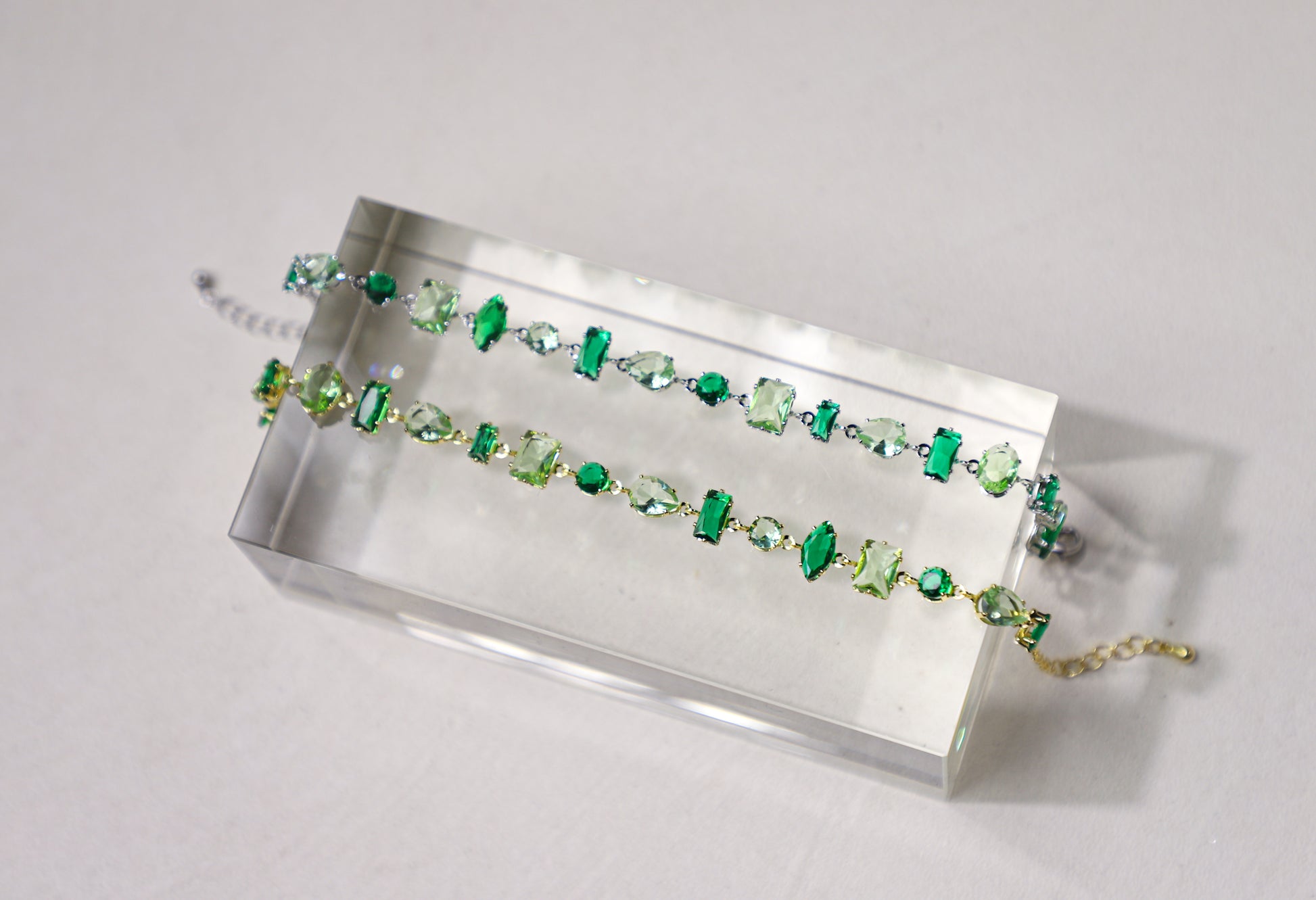 edoa multiple shape birthstone bracelet