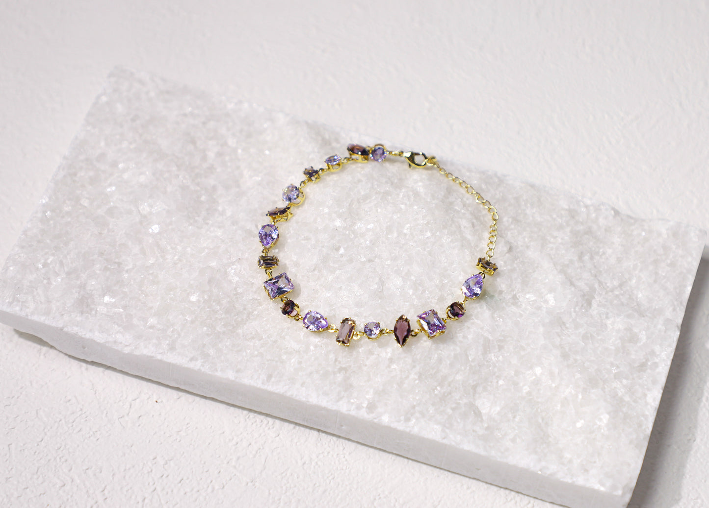 edoa multiple shape birthstone bracelet