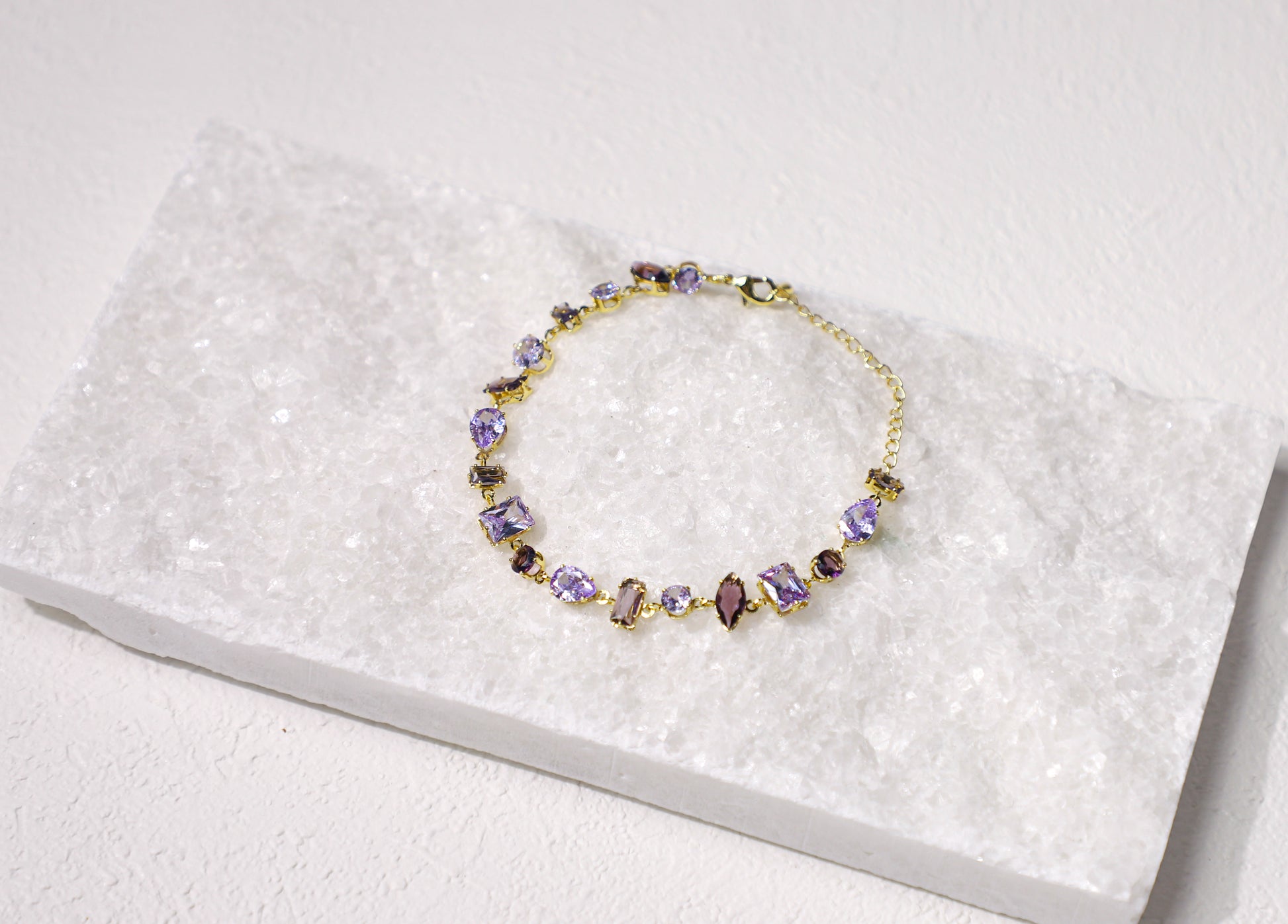 edoa multiple shape birthstone bracelet